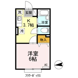 川西能勢口駅 徒歩8分 2階の物件間取画像